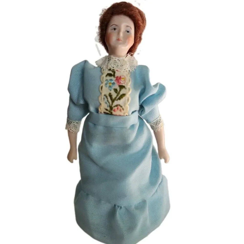 70s Kaiser Chicago bisque porcelain victorian doll 6
